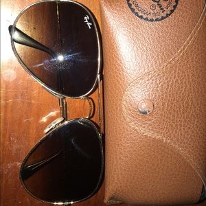AUTHENTIC Gold Ray-Ban aviators